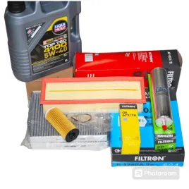 filtry-zestaw-do-bmw-5-f10-520d-olej-liqui-moly-5l-5w40-4-szt-filtron