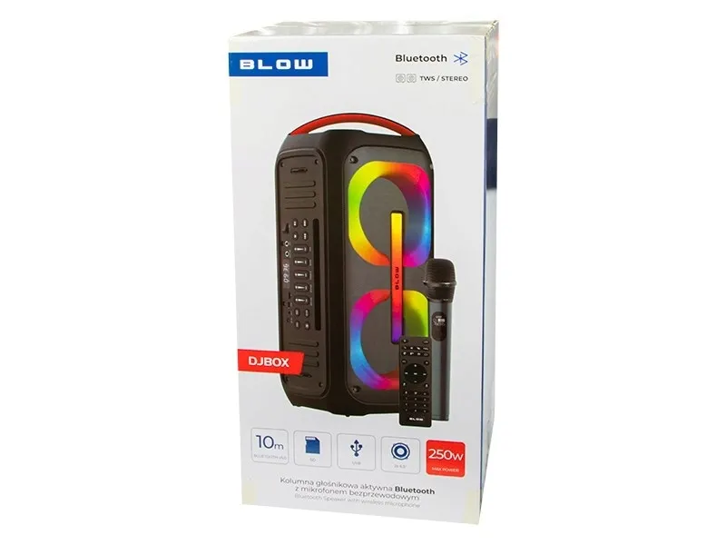 blow-glosnik-bluetooth-djbox-pilot-mikrofon-stan-nowy
