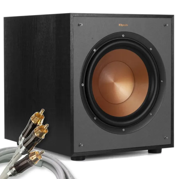 KLIPSCH R-100SW REFERENCE MOCNY SUBWOOFER AKTYWNY 150W + Kabel Typu Y 3m