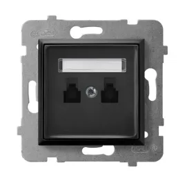 ospel-aria-czarny-gniazdo-telefoniczne-gpt-2un-m-33