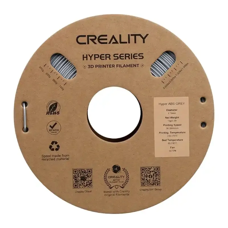 filament-hyper-abs-creality-szary-stan-nowy