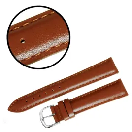pasek-reda-18mm-gladki-brazowy-pasek-brazowe-przeszycie