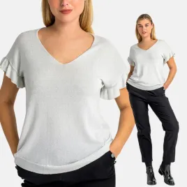 bluzka-damska-z-bawelna-oversize-blyszczaca-krotki-rekaw-popiel-one-size