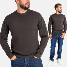 sweter-meski-wiskoza-okragly-dekolt-gladki-pullover-klasyczny-brazowy-s