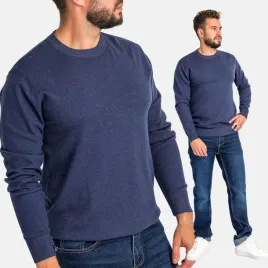 sweter-meski-z-wiskoza-dzianinowy-gladki-cienki-okragly-dekolt-granatowy-s