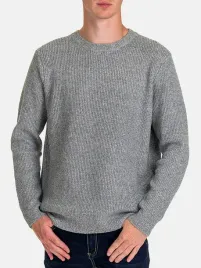 sweter-meski-klasyczny-okragly-dekolt-prazkowany-szary-melanz-modny-l