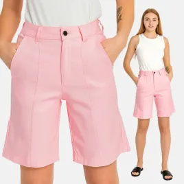 spodenki-damskie-bermudy-wiskoza-gladkie-eleganckie-casualowe-jasny-roz-m