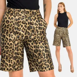 spodenki-damskie-bermudy-wiskoza-kieszenie-wzor-panterka-casual-rozmiar-s