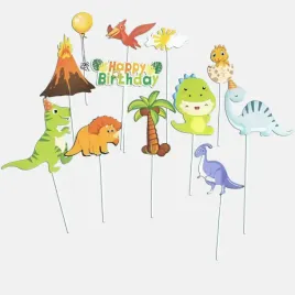 topper-toper-dekoracja-na-tort-urodziny-dinozaury-dino-zestaw-12-sztuk