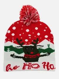 swiateczna-czapka-smieszna-zimowa-beanie-z-pomponem-renifer-prezent-swieta