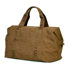 childhome-torba-dla-mamy-mommy-bag-signature-prestige-hazelnut-zamszowa