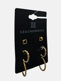 zestaw-kolczykow-czarne-zlote-sztyfty-wkretki-kolka-kola-3-pary
