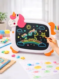 tablica-tablet-do-rysowania-znikopis-dla-dzieci-jednorozec-pomarancz