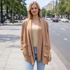 narzutka-damska-z-wiskoza-luzna-z-kieszeniami-bez-zapiecia-braz-one-size