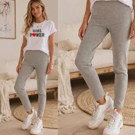 legginsy-getry-dziewczece-bawelniane-gladkie-dlugie-z-kieszeniami-szare-146