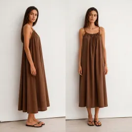 sukienka-damska-z-wiskozy-maxi-na-ramiaczkach-luzna-gladka-one-size-braz