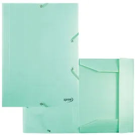 teczka-z-gumka-a4-pp-szkolna-biurowa-na-dokumenty-spree-pastel-zielona