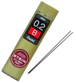 grafity-do-olowka-automatycznego-rysiki-wklady-pentel-ain-stein-02-mm-b