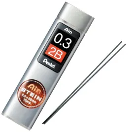 grafity-do-olowka-automatycznego-rysiki-wklady-pentel-ain-stein-03-mm-2b