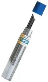 grafity-niebieskie-do-olowka-automatycznego-rysiki-wklady-pentel-07-mm