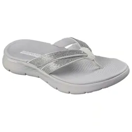 japonki-damskie-skechers-go-walk-flex-sandal-lindsey-141524-ltgy-szare-40