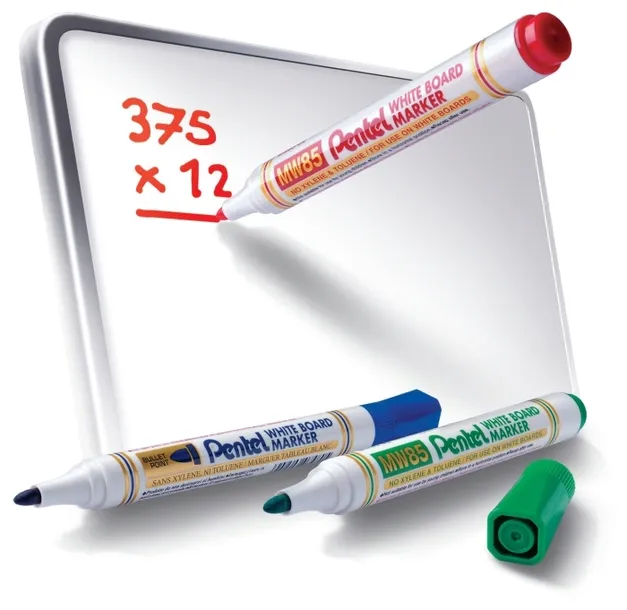 pentel-markery-suchoscieralne-do-tablic-4-kol-etui-kolor-wielokolorowy