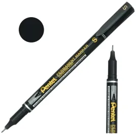 foliopis-wodoodporny-marker-permanentny-cienkopis-04-mm-pentel-czarny
