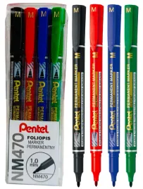 foliopis-wodoodporny-zestaw-4-sztuki-marker-permanentny-pisak-1-mm-pentel