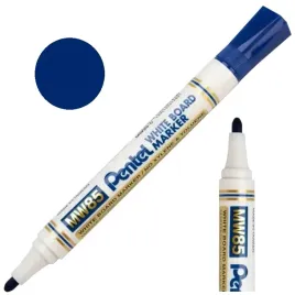 marker-suchoscieralny-do-bialych-tablic-okragly-pentel-mw85-niebieski