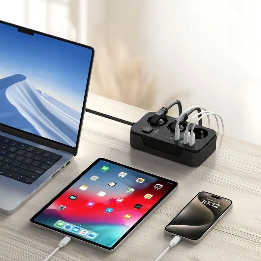 tech-protect-przedluzacz-power-socket-pc3x6-3xusb-3xusb-c-200m-black