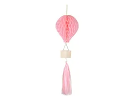 dekoracja-wiszaca-rozeta-balon-rozowy-baby-shower