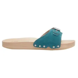 klapki-damskie-scholl-pescura-flat-drewniaki-niebieskie