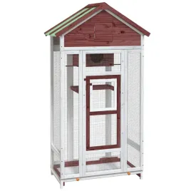 domek-dla-ptakow-sosnowy-915x53x170-cm-mokka-bialy
