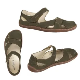 sandaly-damskie-barefoot-skorzane-olivier-clariss-na-rzep-zielone-nubuk
