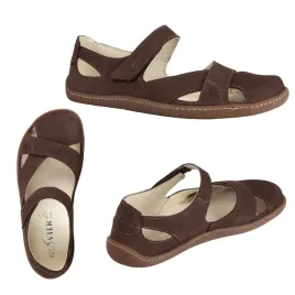 sandaly-damskie-barefoot-skorzane-olivier-clariss-na-rzep-brazowe-nubuk
