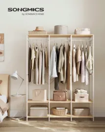 songmics-otwarta-szafa-na-ubrania-drazek-na-ubrania141x180x40cm-dab-jasny
