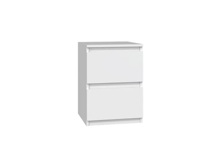 stolik-nocny-nuva-2s-bialy-glebokosc-mebla-30-cm