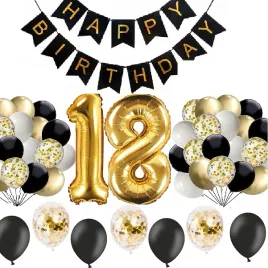 balony-zestaw-cyfry-18-lat-konfetti-czarne-zlote