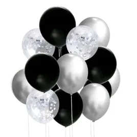 balony-czarne-srebrne-konfetti-18sz