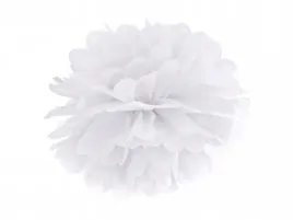 pompon-pompony-z-bibuly-kula-25-cm-bialy