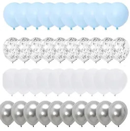 balony-srebrne-blekitne-biale-z-konfetti-40-szt