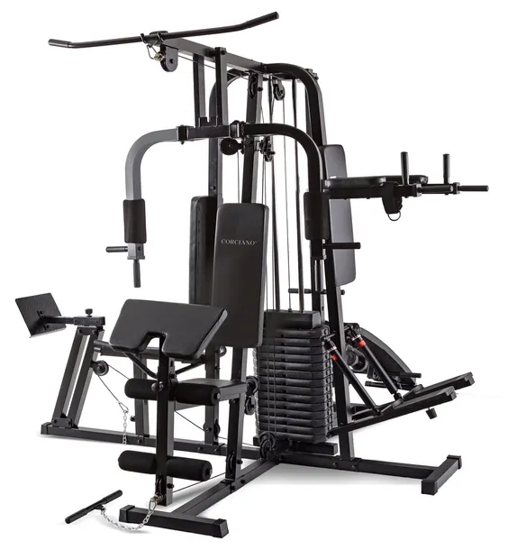 SOLIDNY ATLAS DO ĆWICZEŃ 100KG SIŁOWNIA DOMOWA CORCIANO PRIME 5 STANOWISK