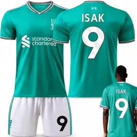komplet-pilkarski-koszulka-alexander-isak-liverpool-fc-rozmiary