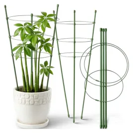 podpora-pierscieniowa-do-roslin-kwiatow-obejma-metalowa-zielona-45cm