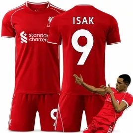 komplet-pilkarski-koszulka-alexander-isak-liverpool-fc-rozmiary