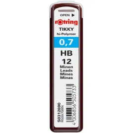 grafity-do-olowkow-rotring-tikky-07-mm-hb
