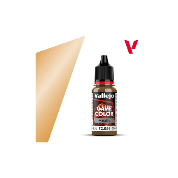 Farbka Vallejo 72.056 - Game Color - Metallic - Glorious Gold (18 ml)