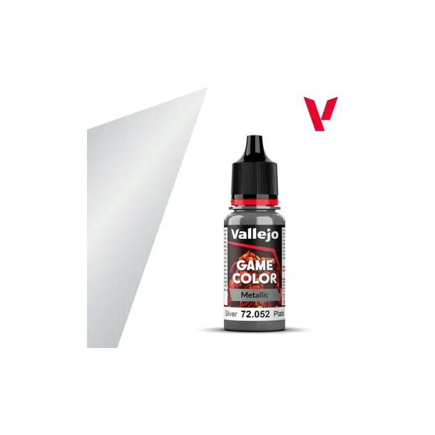 Farbka Vallejo 72.052 - Game Color - Metallic - Silver (18 ml)