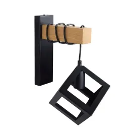 kinkiet-scienny-sweden-wood-e27-czarno-bezowy-metal-drewno