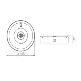 plafon-led-intelight-starled-round-170lm-5000k-srednica-14-5-cm
